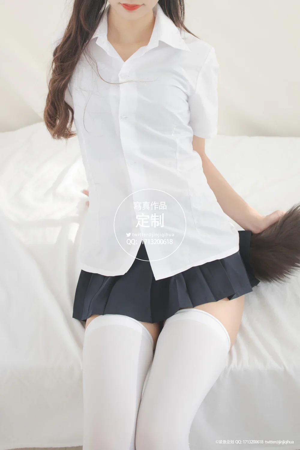 紧急企划 NO.004 一只喵喵梓 白丝JK制服 [68P1V-729MB]