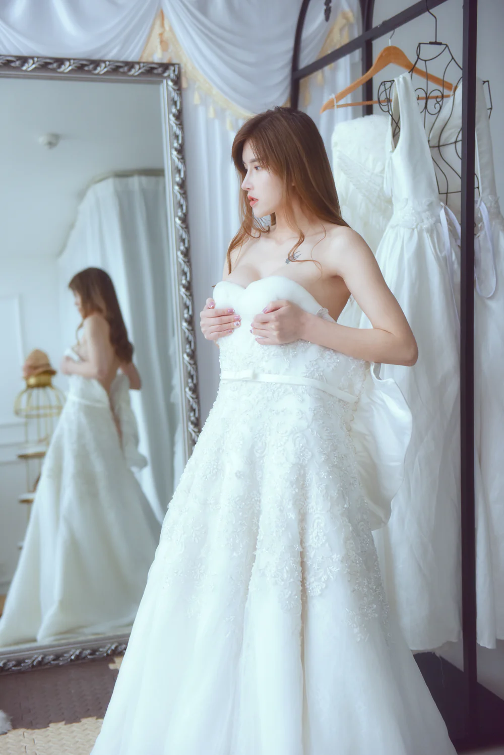 鹿八岁baby – NO.033 白色婚纱 [59P1V-633MB]